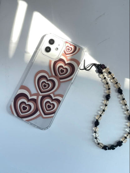 Yellow Crystal Beads Phone Charm - Mobile Phone Cases - inRipples