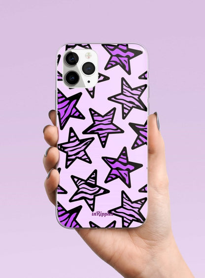 Zebra Stars iPhone Case - Purple - Mobile Phone Cases - iPhone 16 Pro Max - inRipples
